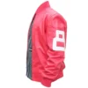 8 Ball Pink Bomber Leather Jacket
