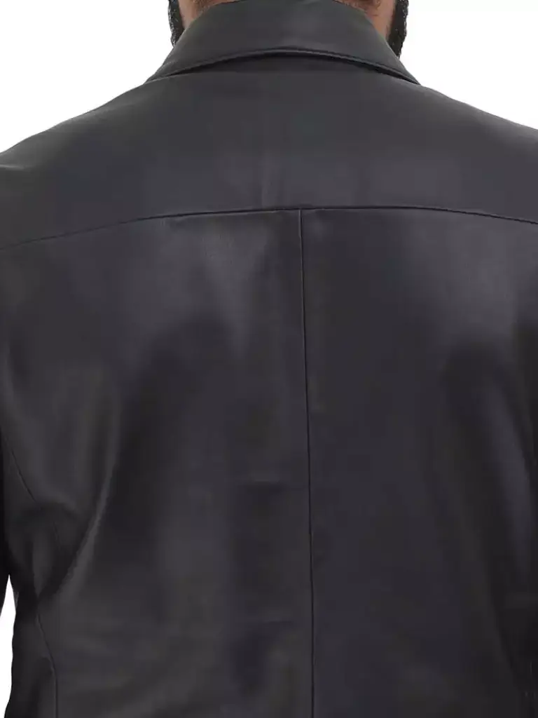 mens Real Leather blazer