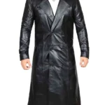 men leather trench coat