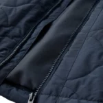 Women's Long Quilted Blue Outerwear