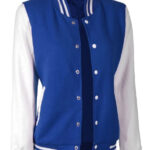 Blue and White baseball Jacket
