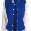 womens Blue and White Varsity Jacket
