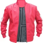 8 Ball Pink Leather Jacket