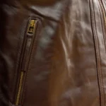 Mens Brown Sheep Leather Jacket