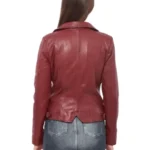 Womens motorcycle Leather Jacket