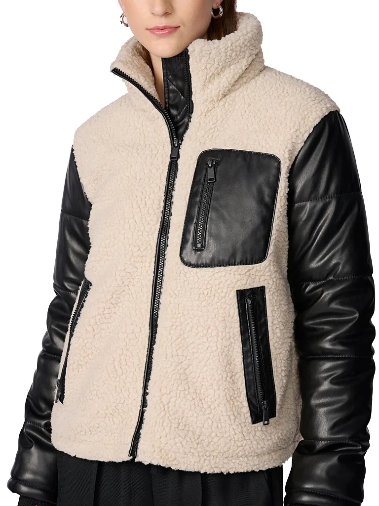 Faux Leather Jacket Women