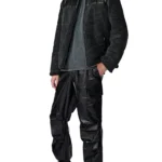 Faux Leather Reversable Jacket