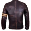 Mens Distressed Vintage Leather Jacket