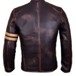 Mens Distressed Vintage Leather Jacket