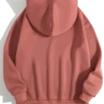 Heart Printed Pink Hoodie