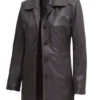 Womens Distressed Brown Coat