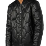 Black Light Weight Quitled Bomber jacket