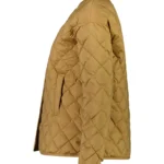 Chic Caramel Quilted Outerwear for Women