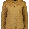 Caramel Quilted Jacket for Women