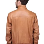 Mens Tan bomber jacket