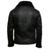 Mens Aviator Black Bomber Jacket