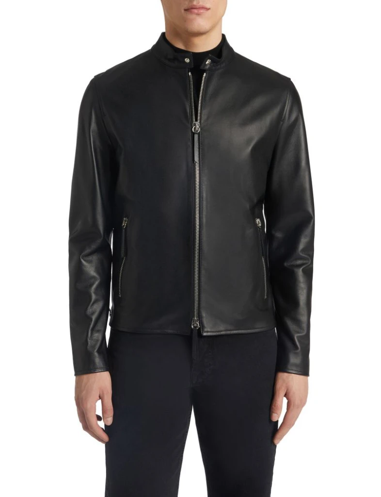 Mens Legacy II Black Biker Jacket