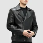 Mens trendy Black Biker Jacket