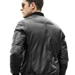 Mens Black Bomber Jacket