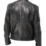 Mens Cafe Racer Leather Jacket