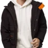 Mens Black Puffer Jacket