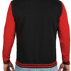 Mens Black and Red baseball Varsity Jacket