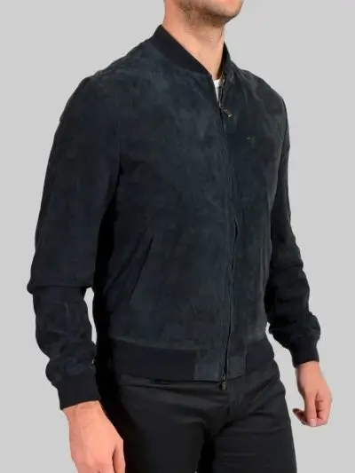 Mens Bomber Leather Jacket