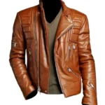 Mens Padded Motorcycle Jacket
