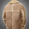 Mens Sheepskin Leather Fur Coat