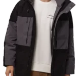 Mens Classic Retro black Puffer jacket
