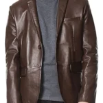 Mens Genuine Leather Blazer