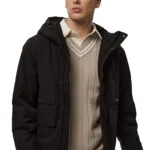Mens Short Black Puffer Jacket