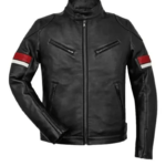 Mens Striped Racer Jacket
