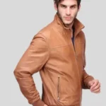 Mens Bomber Leather Jacket