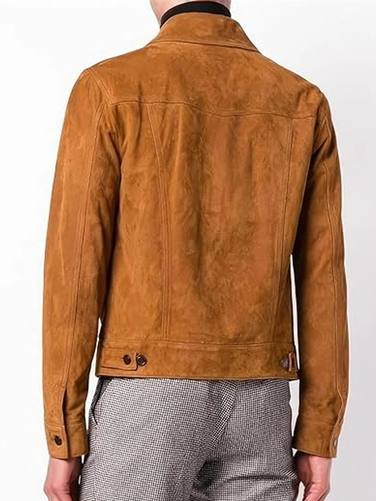 Mens Real Suede Vintage Jacket