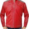 Michael Jackson Beat It Red Leather Jacket