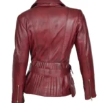 Womens Burgundy Victoria Jacket