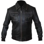 Once Upon A Time Sheriff Graham Black Leather Jacket