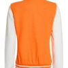 Orange White Varsity Jacket