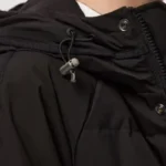 Thigh length Jacket Patched Pocket