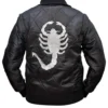White Logo Ryan Gosling Scorpion Drive Jacket