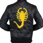 Yellow Logo Ryan Gosling Scorpion Drive Jacket