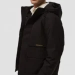mens Short Puffer Utility Jacket