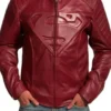 Superman Smallville Red Leather Jacket