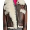 Men Aviator Shearling Jacket