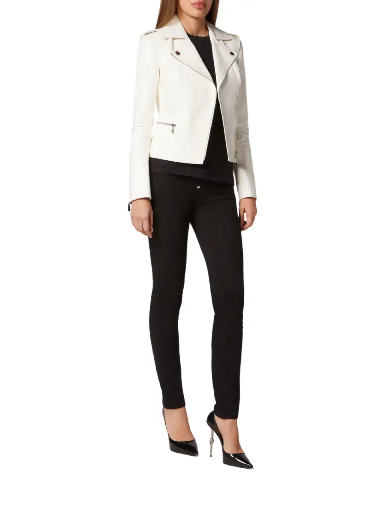 Womens Biker Leather Jakcet