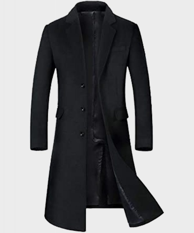 Mens winter Trench Gentlement Coat