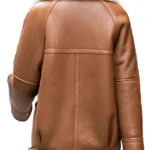 Women Aviator Leather Jacket
