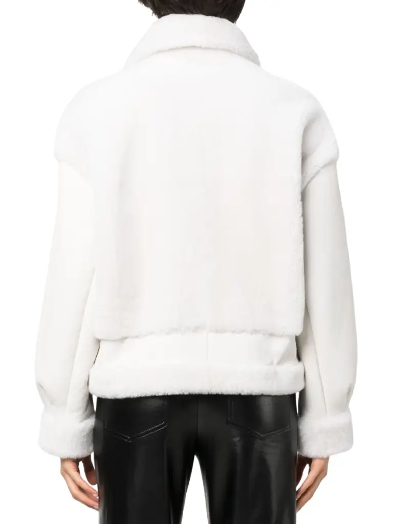 Women Shearling Leather Jacket