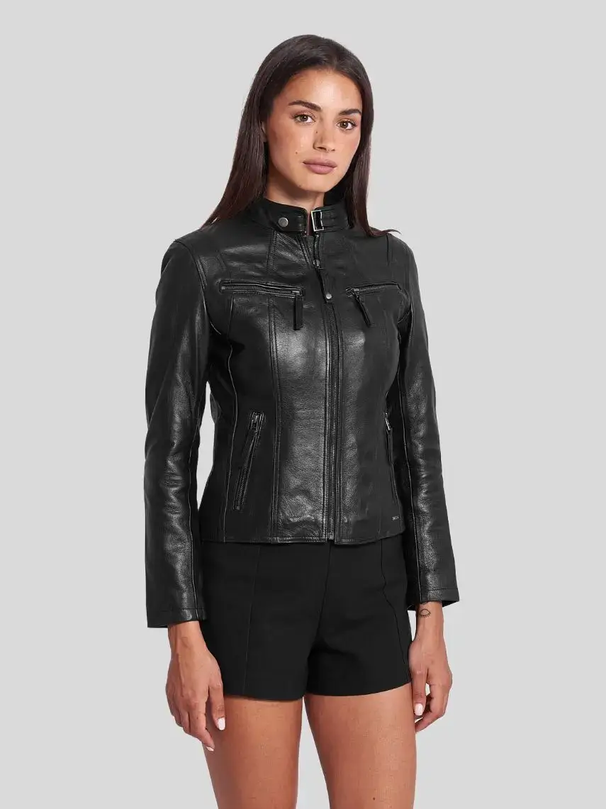 Womens Cafe Racer Jacket